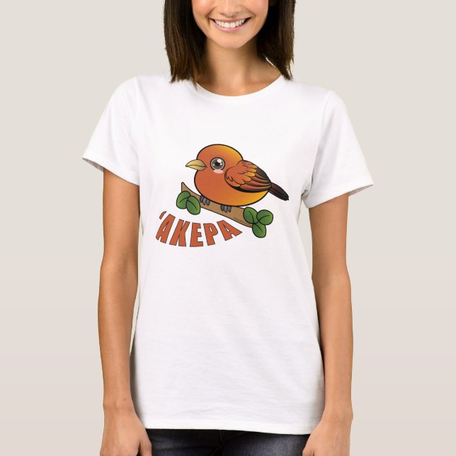 Camiseta Akepa Hawaii Forest Bird (Frente)