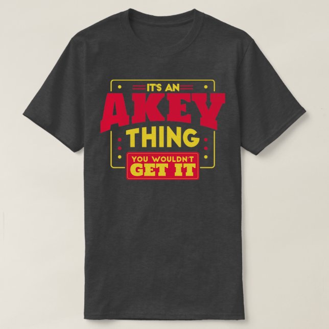 Camiseta Akey (Frente do Design)