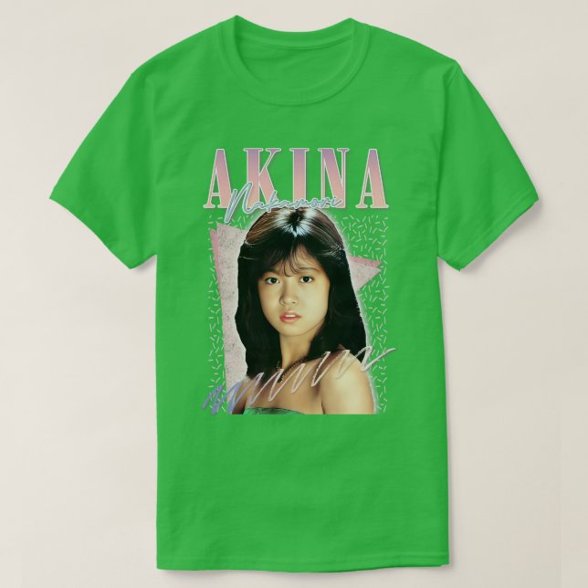 Camiseta Akina Nakamori Aestético (Frente do Design)