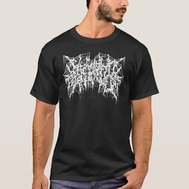 Camiseta AKIProd Logotipo do Metal Death Classic T-Shirt (Frente)