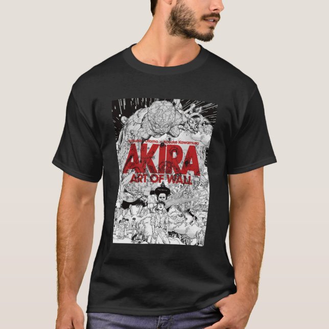 Camiseta akira tetsuo art of wall (Frente)