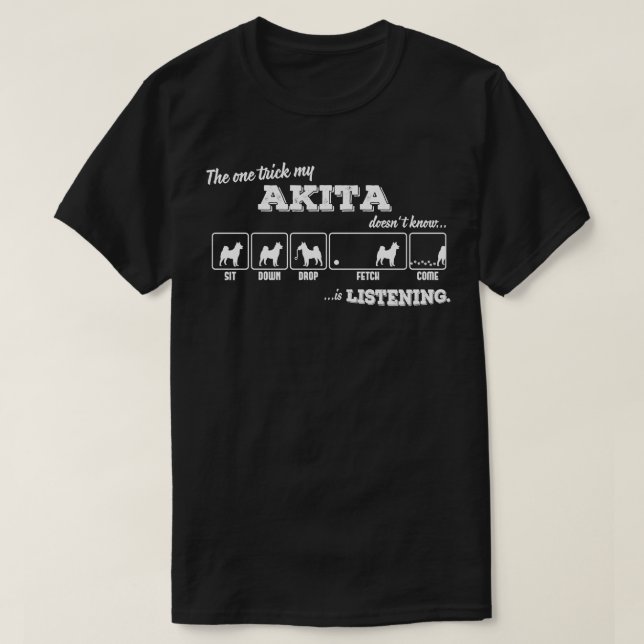 Camiseta Akita 3 (Frente do Design)