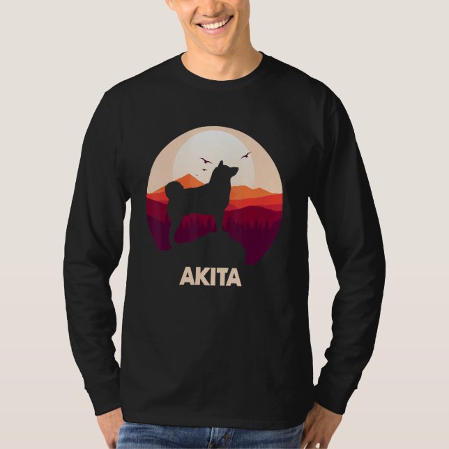 Camiseta Akita and Moon Halloween 1 (Frente)