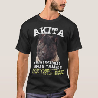 Camiseta Akita Black Professional Treinador Humano