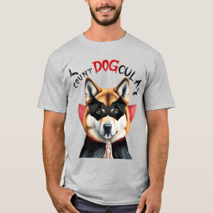 Camiseta Akita Dog Count DOGula Funny Dog Halloween