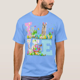 Camiseta Akita Dog Easter Ovo Hunt Engraçado Amor Páscoa Ak