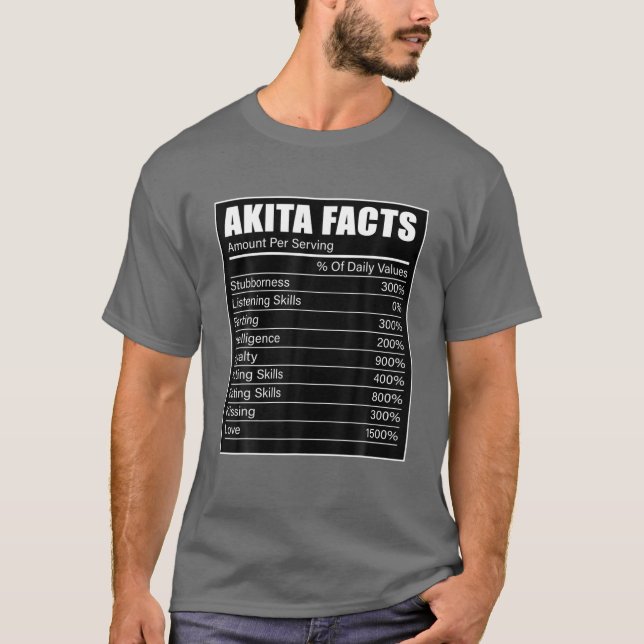 Camiseta Akita Dog Lover Akita Fata O Cão Akita (Frente)
