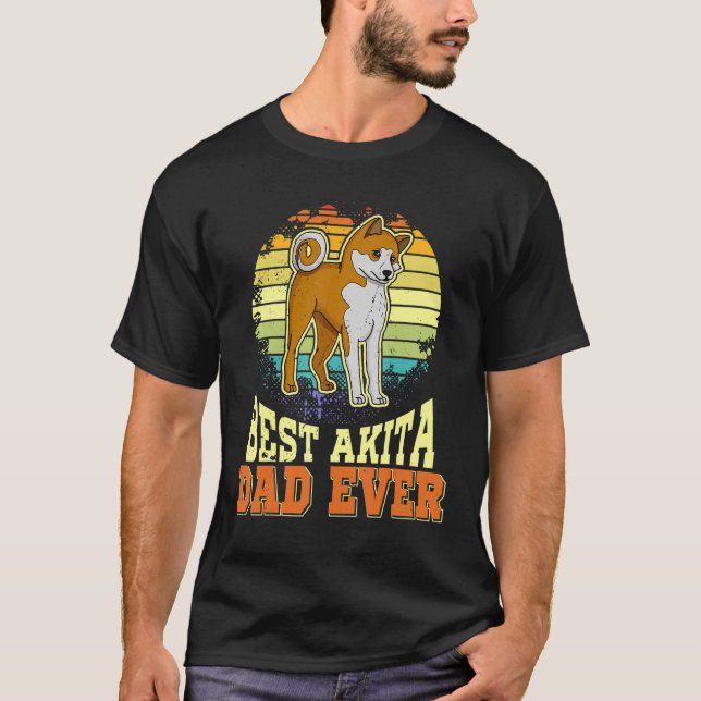 Camiseta Akita Dog Mamãe Cachorro Sayer Breeder 8 (Frente)