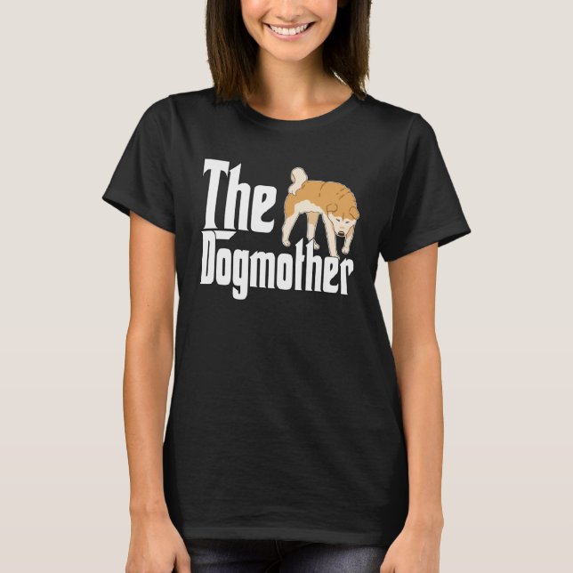 Camiseta Akita Dog Mom Dogmother Dogs Mommy Mother (Frente)
