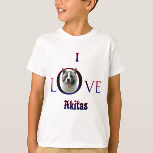 Camiseta Akita I Love