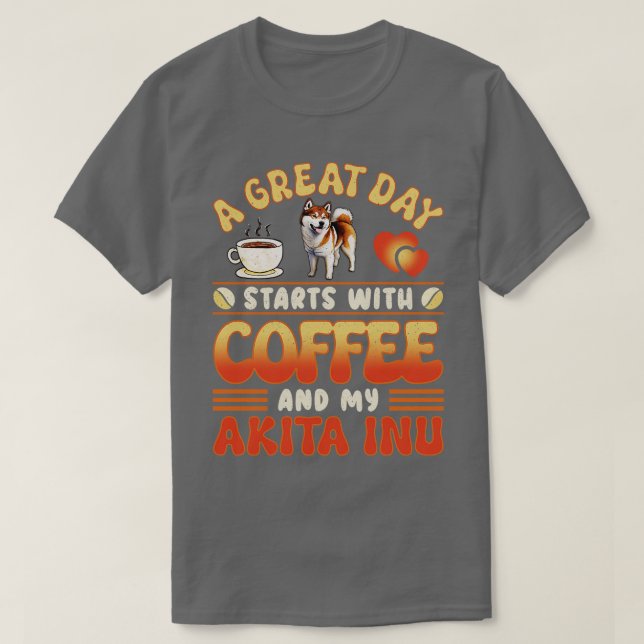 Camiseta Akita Inu (Frente do Design)