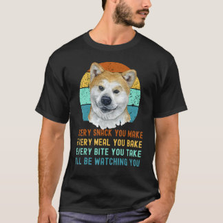 Camiseta Akita Inu Ou Cachorro Kuma Inu Cada Cachorro Que V