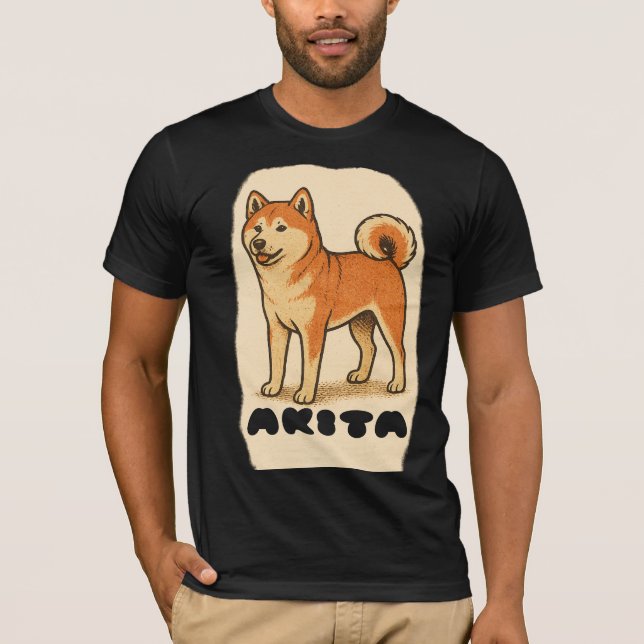 Camiseta AKITA INU T-Shirt (Frente)