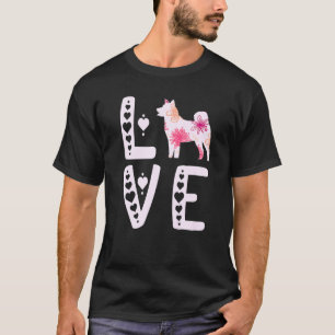 Camiseta Akita Love Heart Shiba Inu Akita Dog Akita Inu Pu
