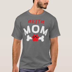Camiseta Akita Mãe Akita Inu Cão Excelente Cachorro Japonês