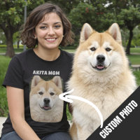 Akita Mãe Personalizada Dog Photo Gift for Dog Mãe