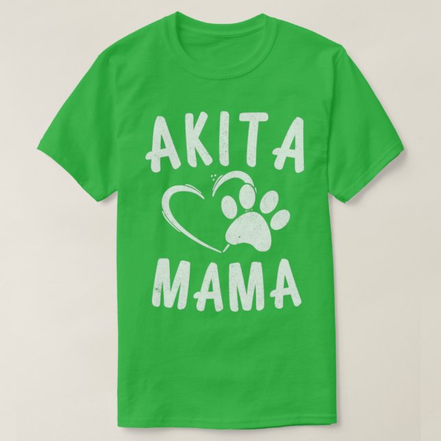 Camiseta Akita Mama2 (Frente do Design)