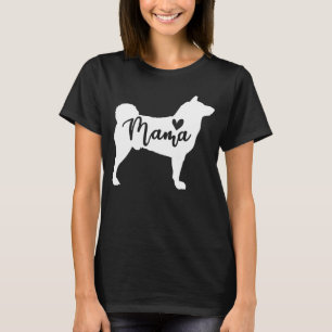 Camiseta Akita Mama Akita Dia de as mães mãe