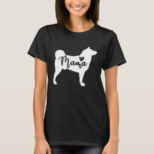 Camiseta Akita Mama Akita Dia de as mães mãe