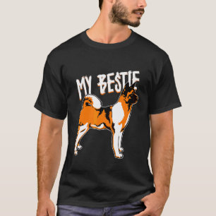 Camiseta Akita My Bestie Melhor Amigo