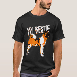 Camiseta Akita My Bestie Melhor Amigo