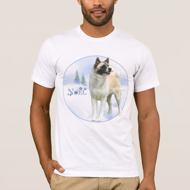 Camiseta Akita Noel (Frente)
