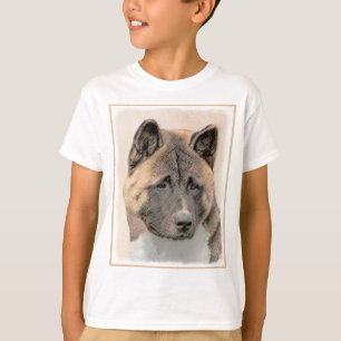 Camiseta Akita Painting - Bela Arte Canina Original
