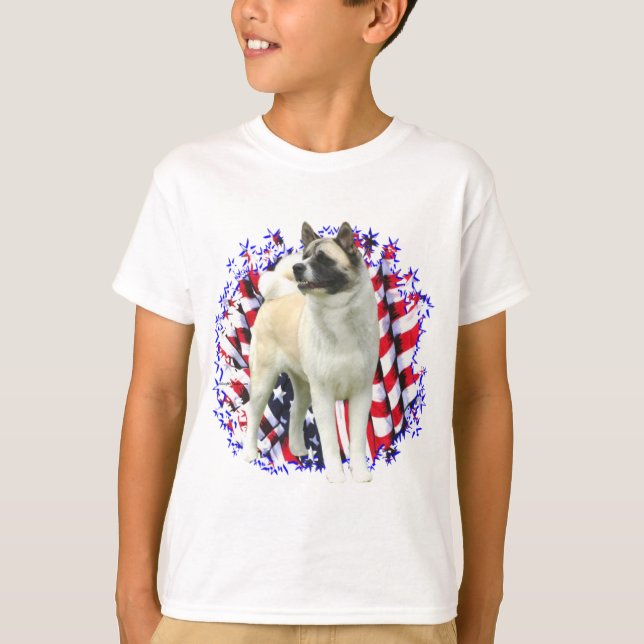 Camiseta Akita Patriot (Frente)