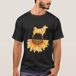 Camiseta Akita Tshirt Akita Gift Sunflower Shirt