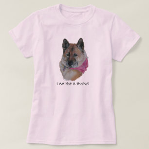Camiseta akita vermelho em slogan ronco hearted da luz