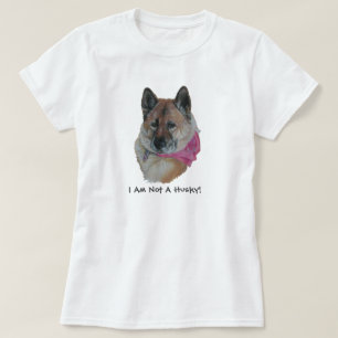 Camiseta akita vermelho em slogan ronco hearted da luz