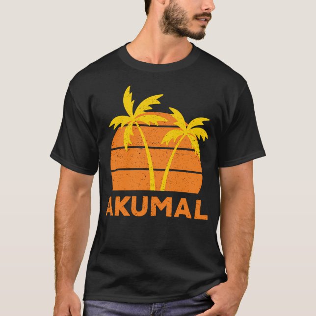 Camiseta Akumal Retro (Frente)