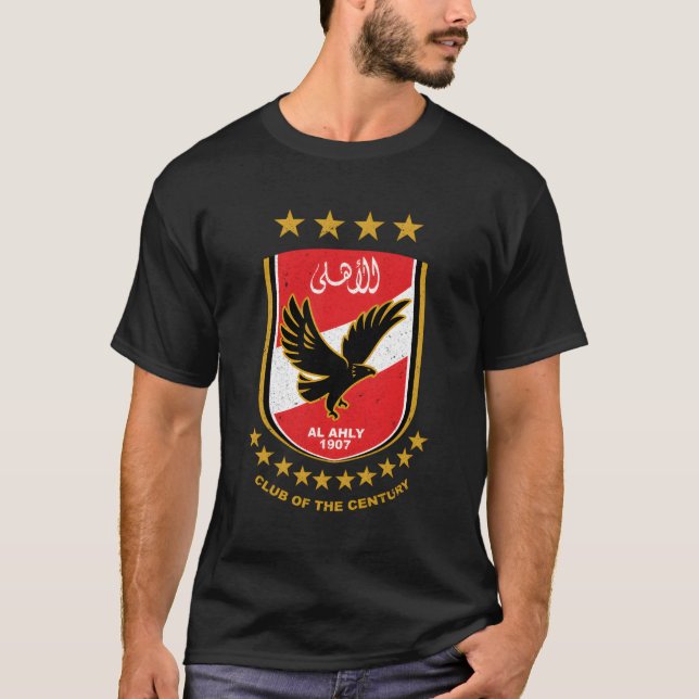 Camiseta Al Ahly Club Apoiador Fan Egípcio (Frente)