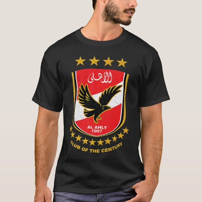 Camiseta Al Ahly Club Supporter Fan  Egypt Egyptian (Frente)