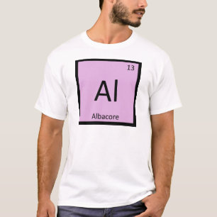 Camiseta Al - Atum Albacora Símbolo da Tabela Periódica Quí