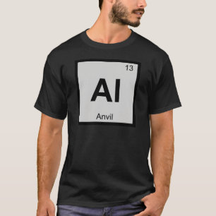 Camiseta Al - Bigorna Tabela Periódica Símbolo da Química M