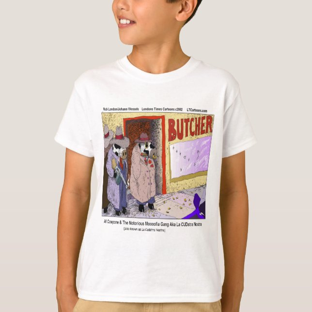 Camiseta Al Cowpone & Moofia Gang Vacas Engraçadas (Frente)