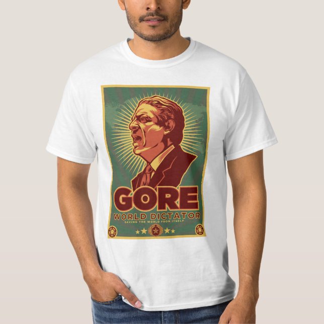 Camiseta Al Gore para o ditador T-shirt - personalizado (Frente)