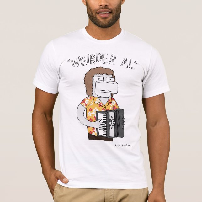 Camiseta "Al mais estranho" no ouro (Frente)