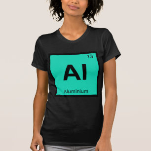 Camiseta Al - Química do Alumínio Símbolo da Tabela Periódi