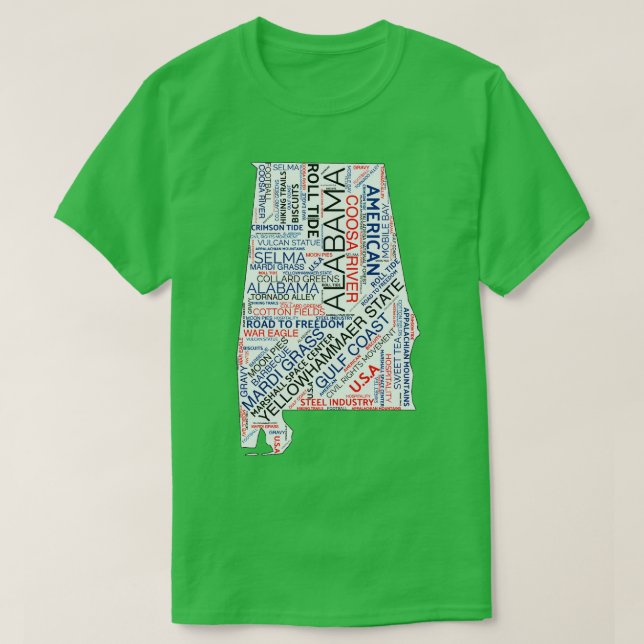 Camiseta Alabama Adventures TShirt (Frente do Design)
