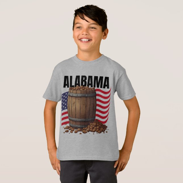 Camiseta Alabama Boy's T-Shirt (Frente Completa)