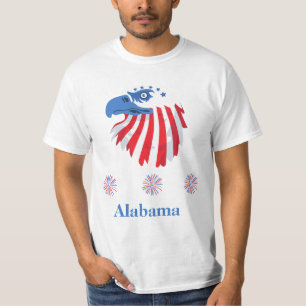 Camiseta Alabama celebra: Feliz Independência D