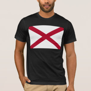 Camiseta Alabama: Cruz Vermelha de São André Bandeira
