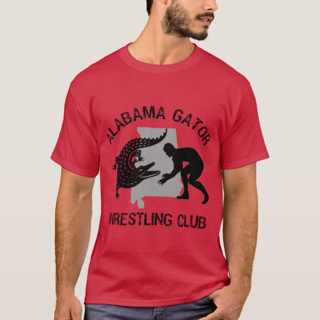 Camiseta Alabama Gator Wrestling Club (Frente)