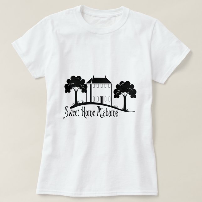 Camiseta Alabama Home doce (Frente do Design)