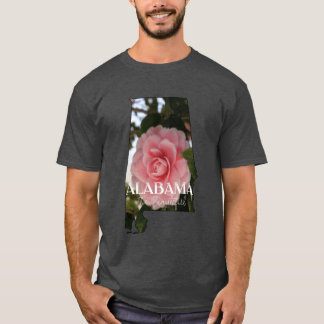 Camiseta Alabama, linda flor de estado superdimensionada
