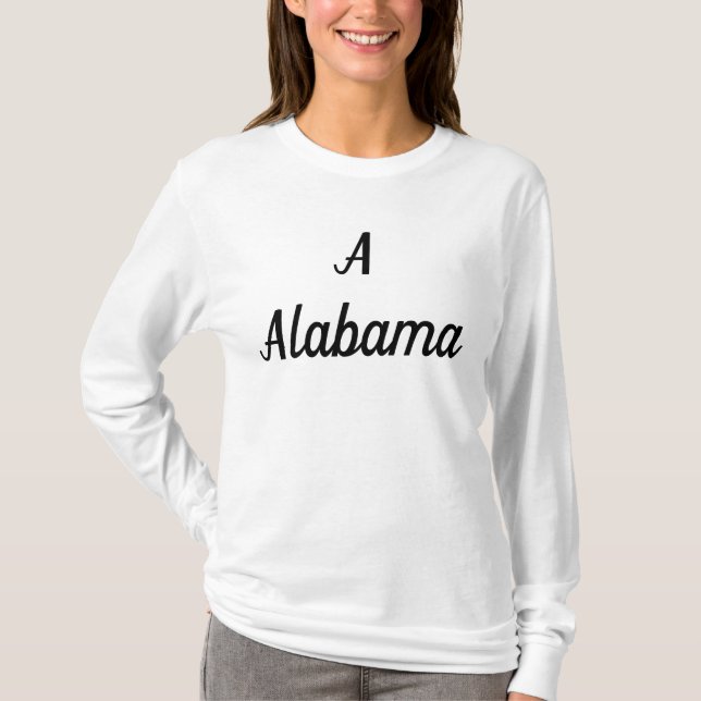 Camiseta Alabama Monograma (Frente)