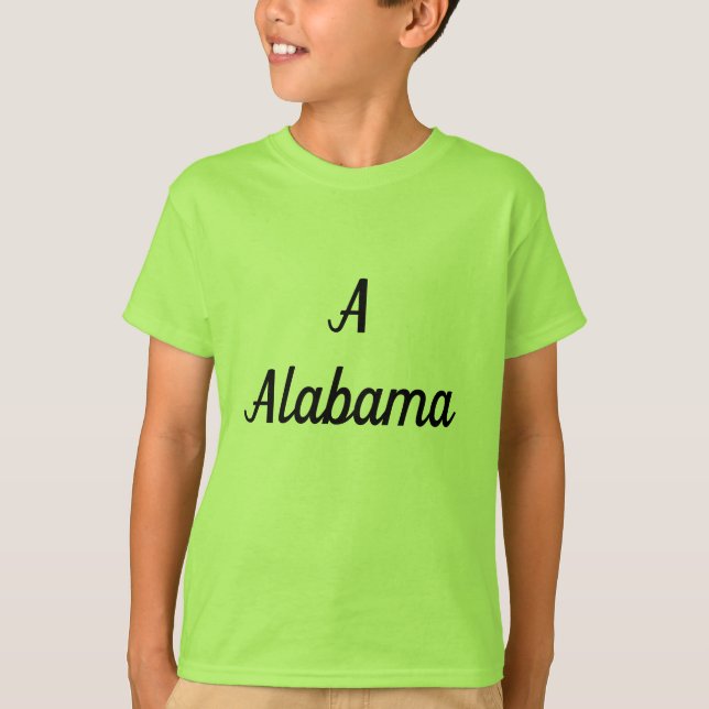 Camiseta Alabama Monograma (Frente)