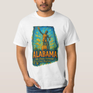 Camiseta Alabama “Nós Ousamos Defender Nossos Dire